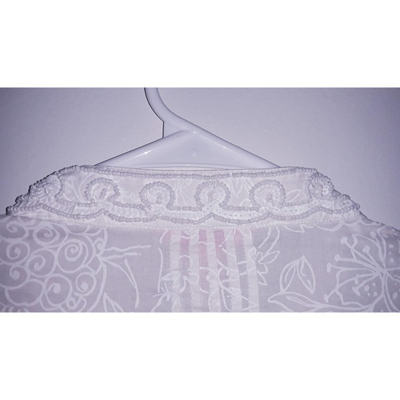 Lilly Pulitzer Sz XS SARASOTA Beaded Sequin Embellished Tunic Top - Picture 10 of 10